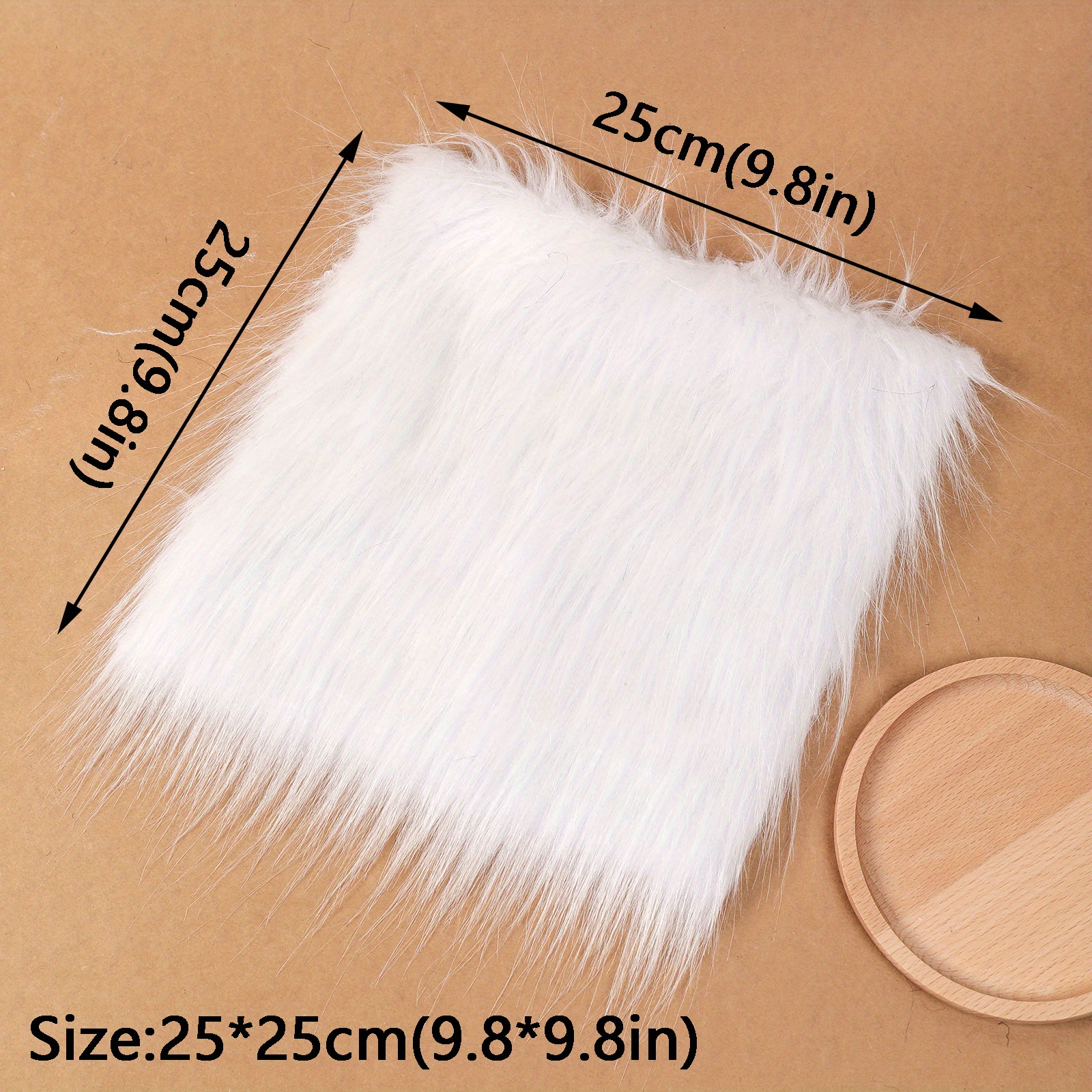 Long Faux Fur Fabric For Patchwork Sewing Material Doll Toy - Temu