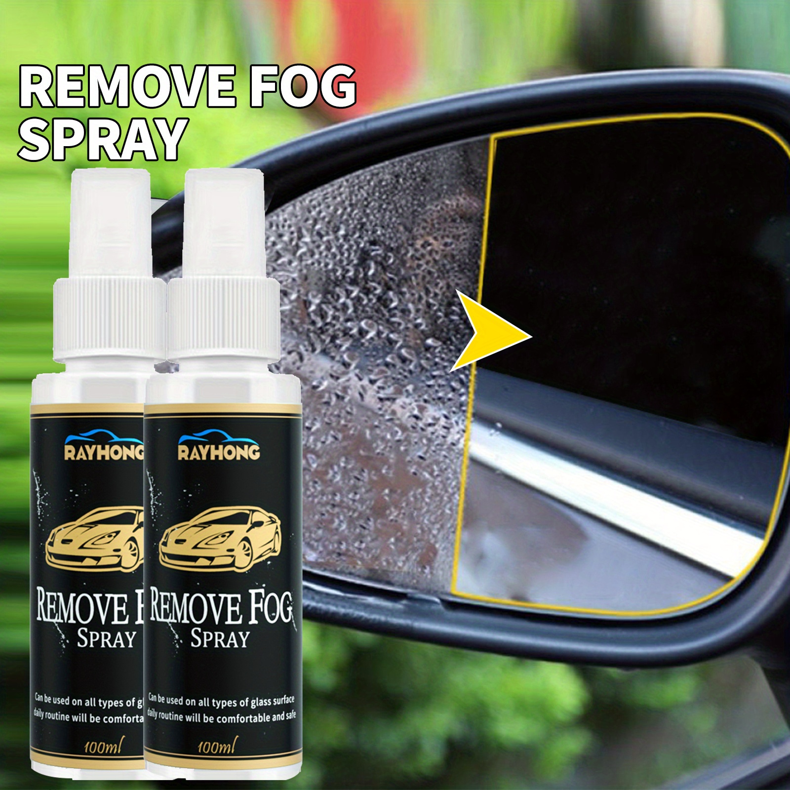 Car Water Repellent Spray Anti Rain Coating Car Glass - Temu