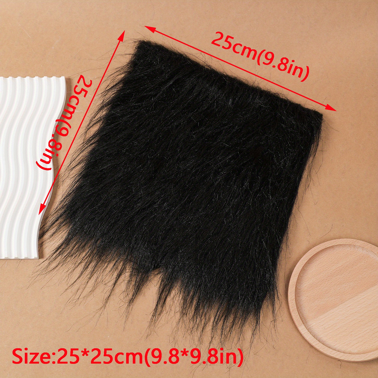 Faux Fake Fur Fabric Long Pile Two-Faced Plush 155cm 225GSM for Toy,  Garment, Home Decoration - China Textile and Fabric price