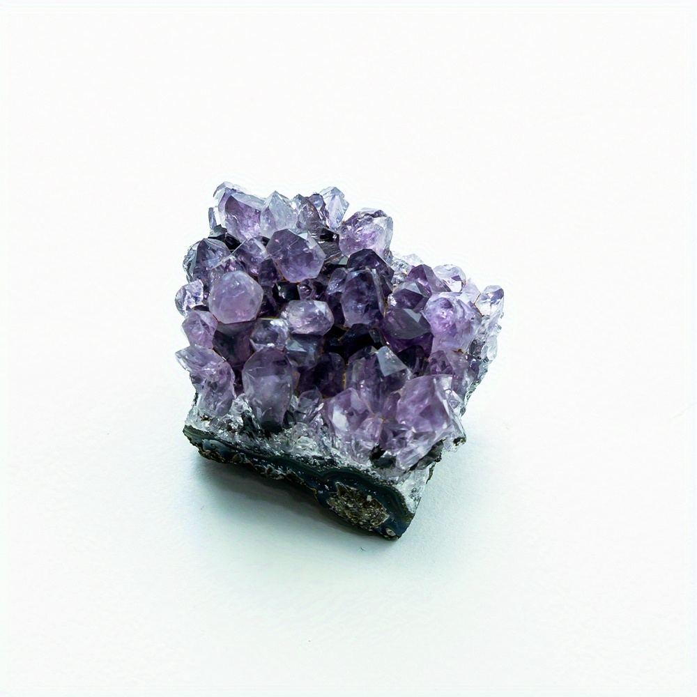 16 Styles Purple Natural Stone Amethyst Jades Frost Cracked - Temu