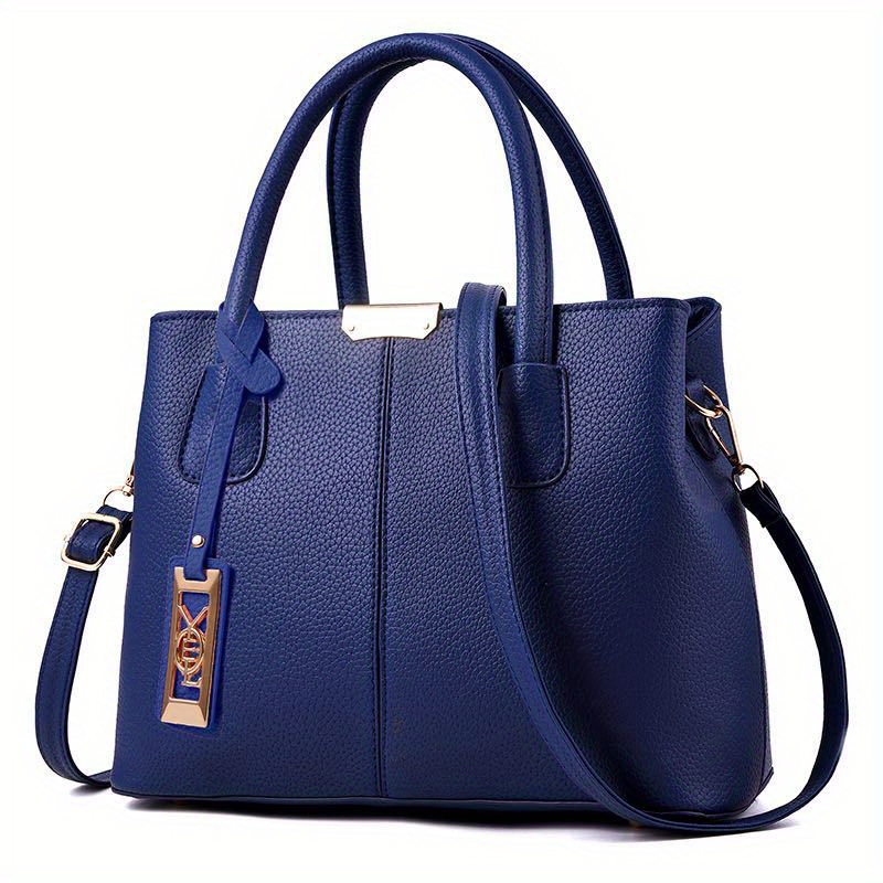 Elegant Handbag For Women Pu Leather Crossbody Bag Fashion Top Handle ...