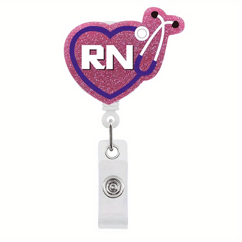 Nursing Student Badge Reel - Medical Student Nurse Badge Buddy - Nursing Student ID Badge - Retractable Badge Holder Nurse Student - LPN Nurse Badge
