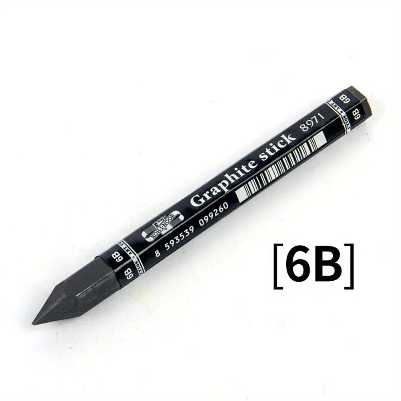 Hb/2b/4b/6b Woodless Hexagonal Graphite Stick Pencil Bold - Temu