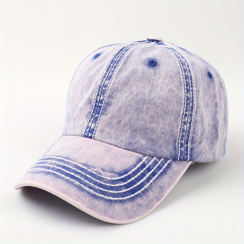 Cotton Baseball Cap Outdoor Sun Shade Soft Top Hat