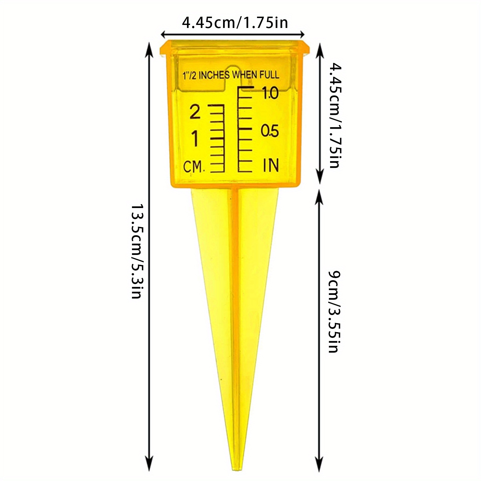 Rain Gauge Sprinkler Gauge Lawn Garden Water Measuring Tool - Temu