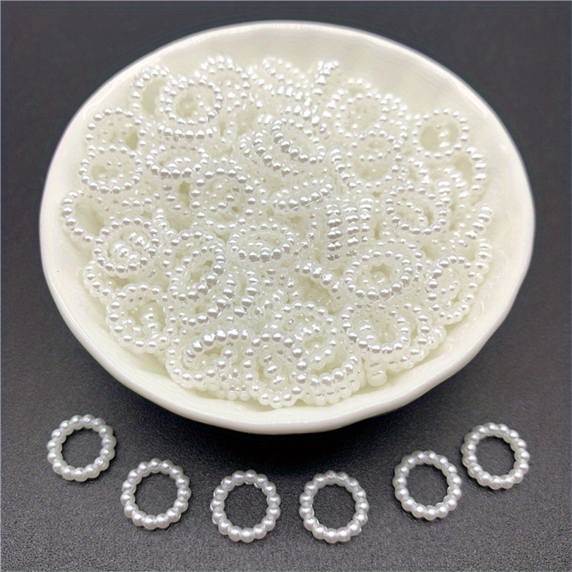 Flat Back Pearls (10mm) - 100pcs