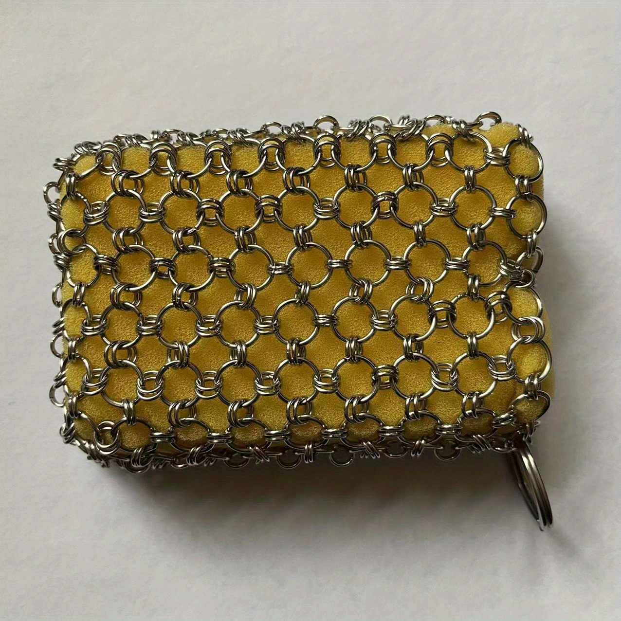 Most Flexible Cast Iron Scrubber 316l Chainmail Scrubber Easy To