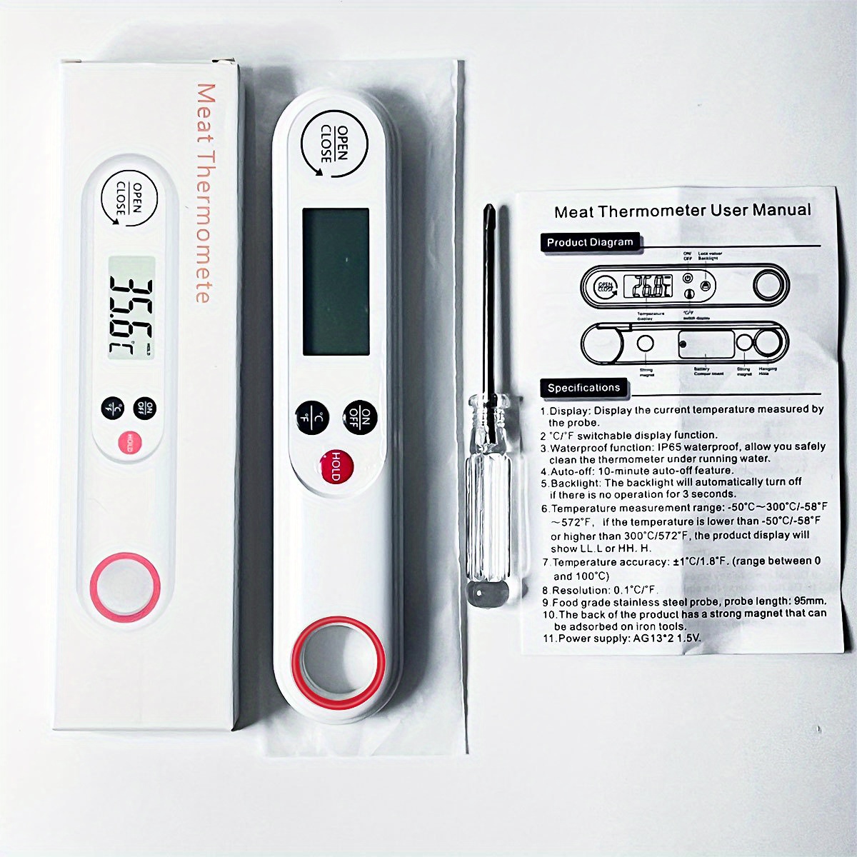 Achetez TH-100 Ultra Ultra Fast Digital Instant Thermomètre à