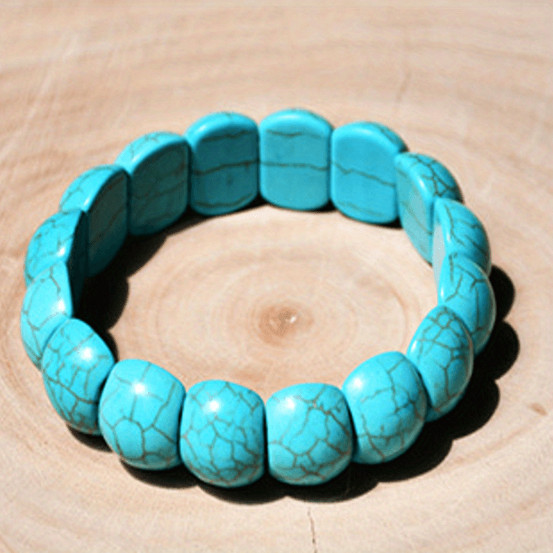 Turquoise Heart Beads With Strong Stretchy Beading Elastic - Temu