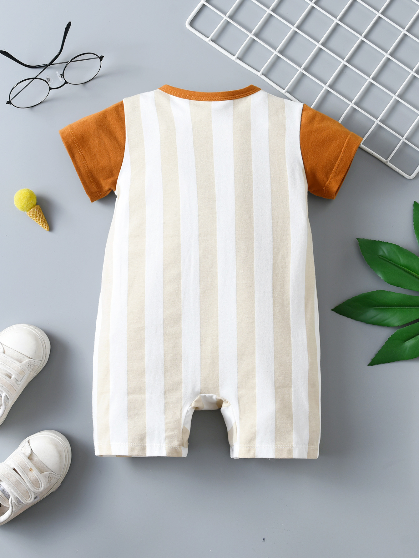 Carter's Baby Boys Short Sleeve Romper