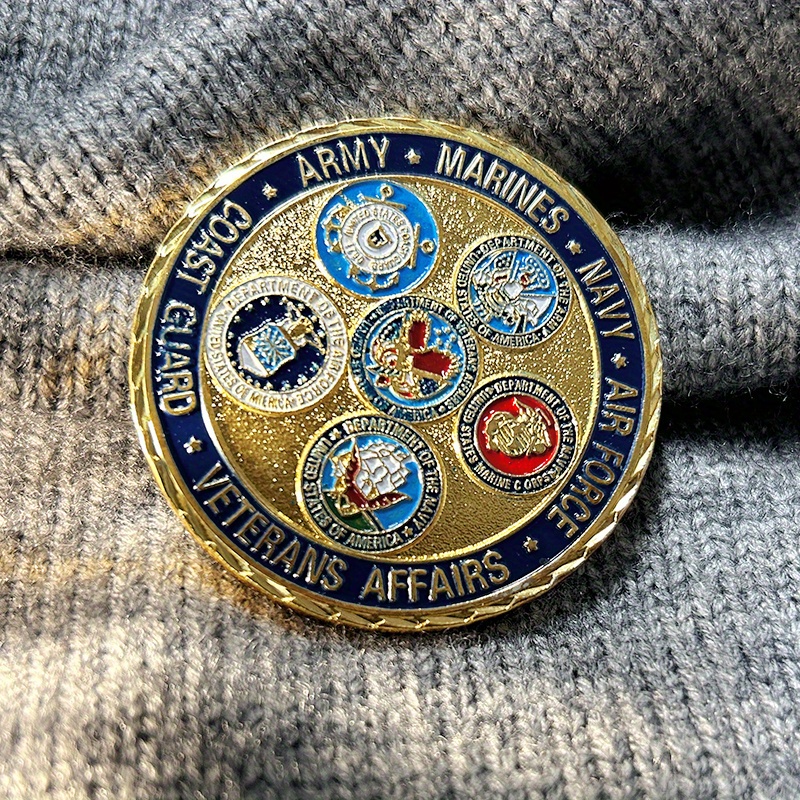 Color Painted Metal Medal Military Challenge Coin Collection Gifts 90