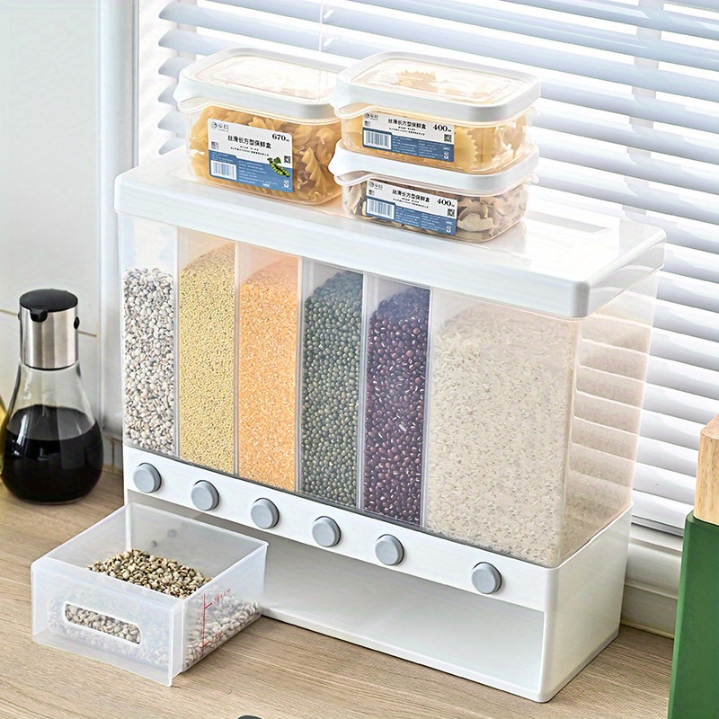 Wall-Mounted Dry Food Dispenser Kitchen Rice Storage Container - On Sale -  Bed Bath & Beyond - 36256519