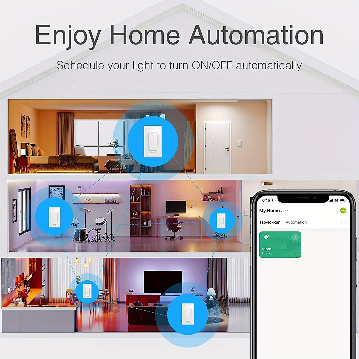 Gosund Smart Dimmer Switch Wifi Wall Light Switch Work With - Temu