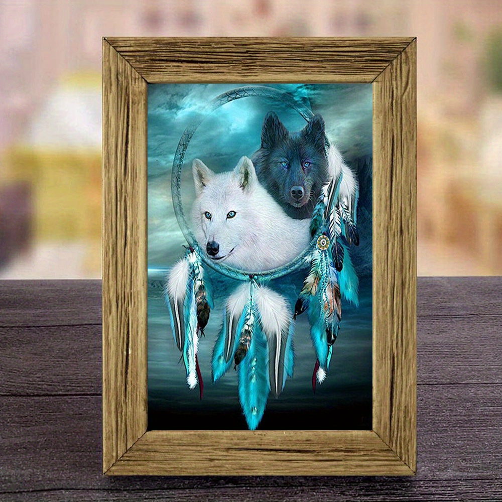 Wolf and the Dream Catcher 5D Diamond Painting - 5diamondpainting