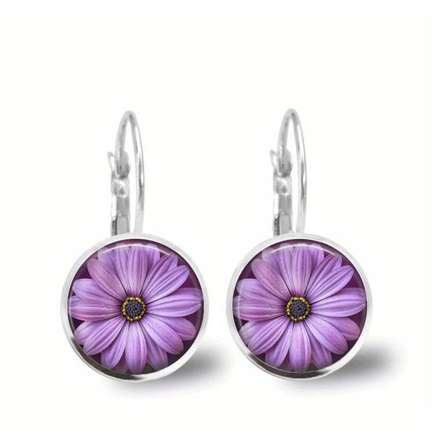 round shape drop earrings vintage style ear jewelry accessories for women & girls 1 pair we003 12
