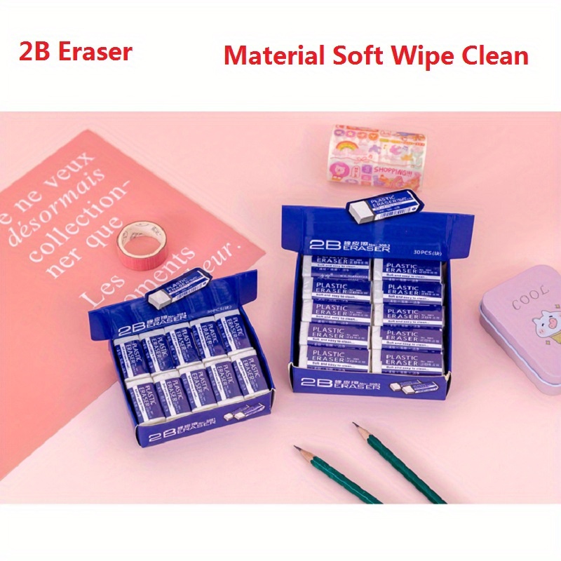 2b White Eraser Perfect Art Painting Easy Wipe No Marks Temu