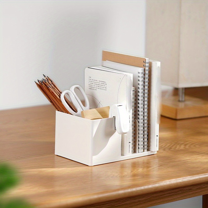 Office Desk Organizer Office Supplies and Cool Desk Accessories for  Business Card/Pen/Pencil White 