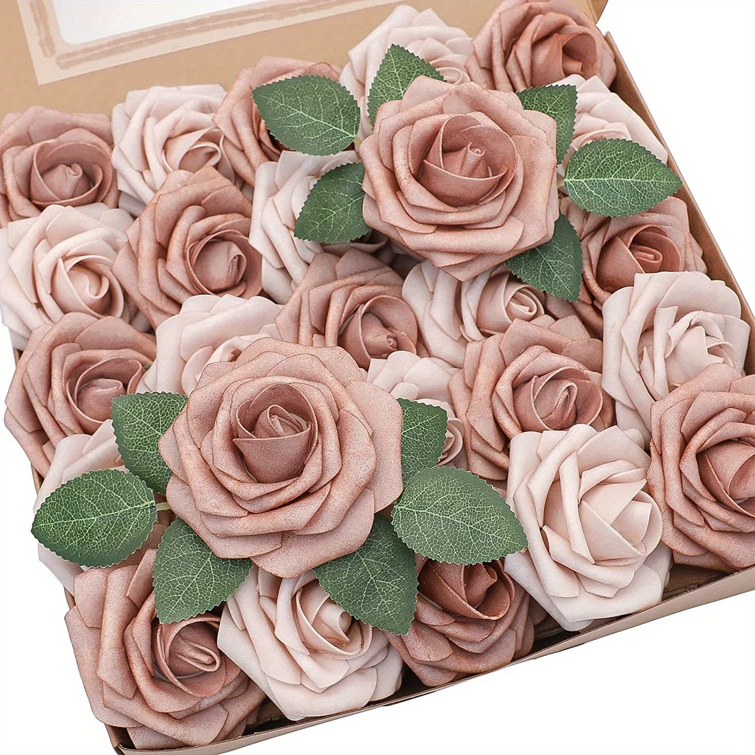 Artificial Rose Flowers With Cover Simulation Rose Bouquet - Temu