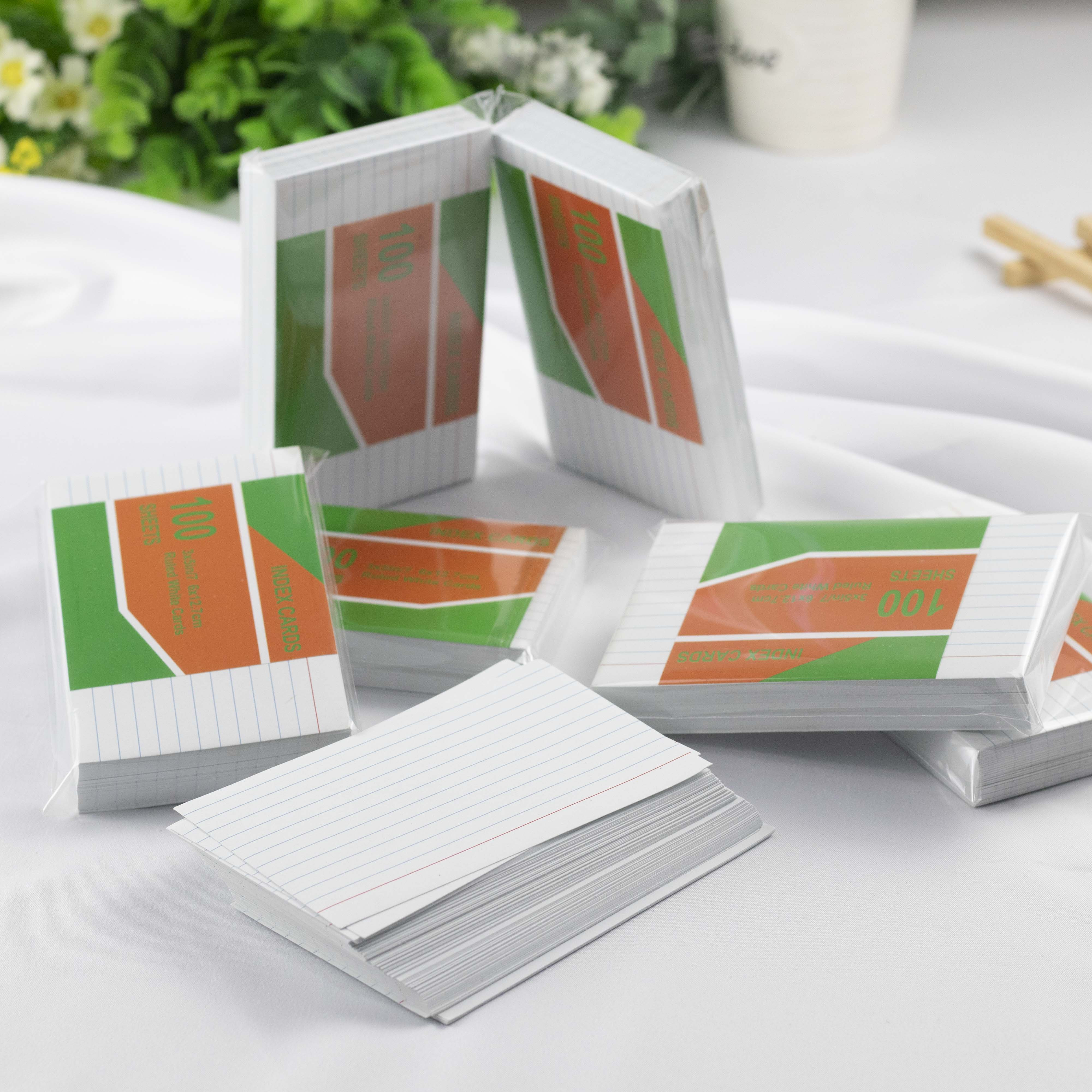 Index Cards Paper Sticky Notes Word Cards Loose leaf Index Temu