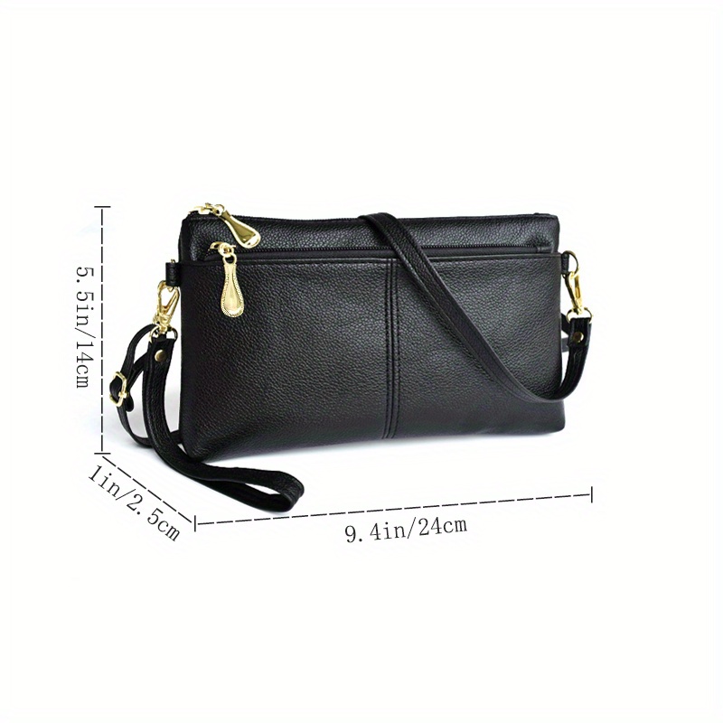 Small Women's Square Genuine Leather Crossbody Purse Side Bags For Women