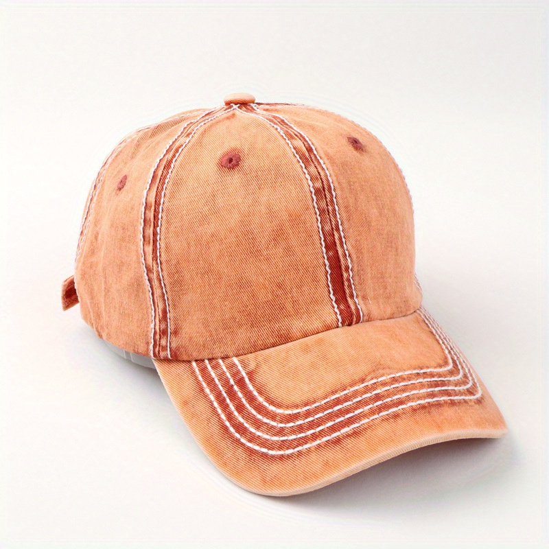 Cotton Baseball Cap Outdoor Sun Shade Soft Top Hat