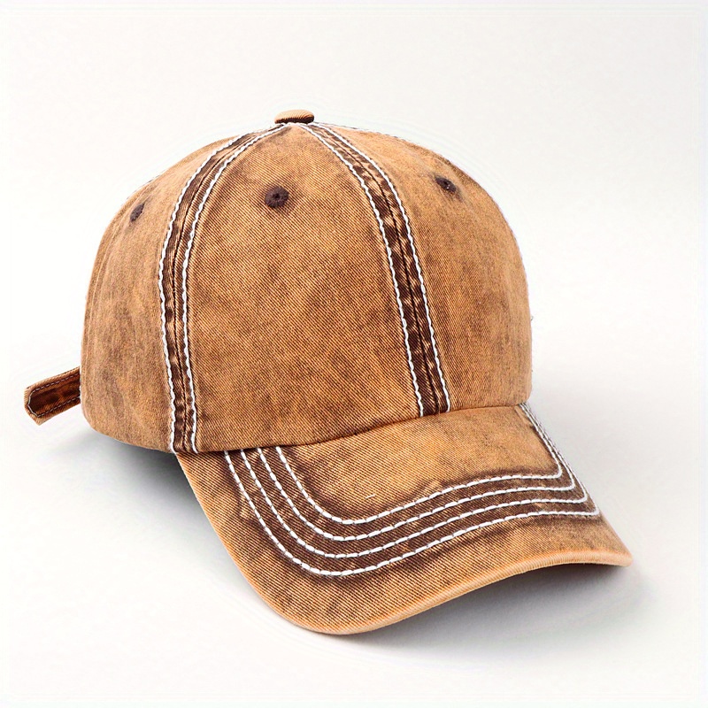 Cotton Baseball Cap Outdoor Sun Shade Soft Top Hat
