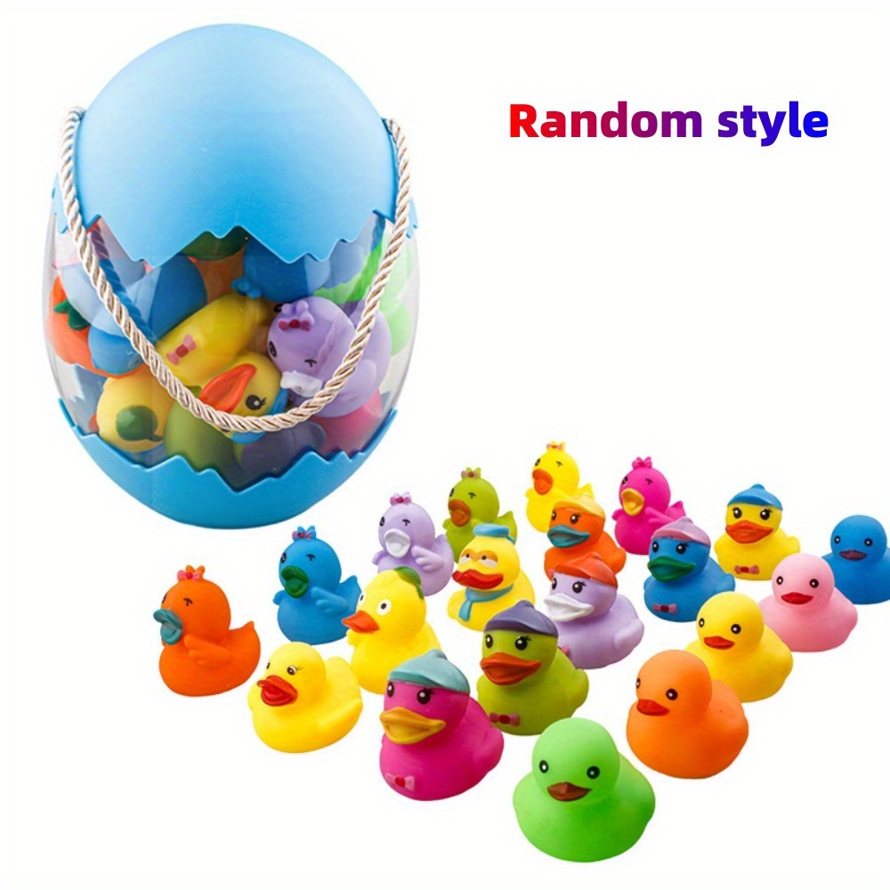  Bath Duck Toys Rubber Ducks Family Squeak and Float Duckies  Baby Shower Toy Party Decoration for Toddlers Boys Girls (Colorful Duck  Family) : Toys & Games