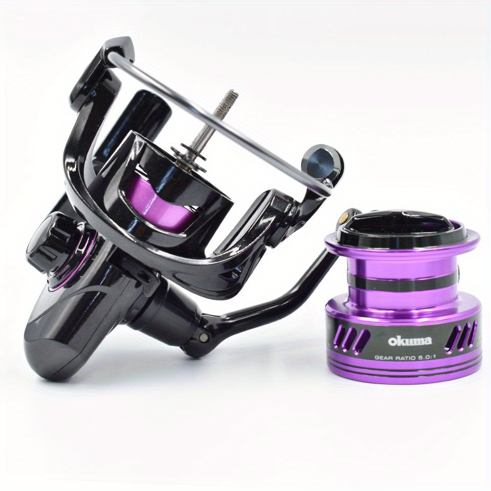Spinning Fishing Reel 7+1BB 8.5KG Power Ultimate Smoothness Fishing Reel  Corrosion-resistant Graphite Body, Fishing Gear