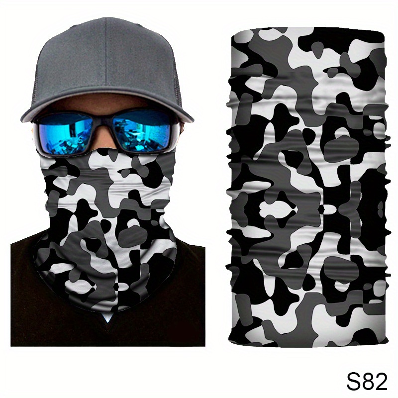 3D Camouflage Skull Solid Bandana Buffs Neck Gaiter Headband Cycling F –  www.