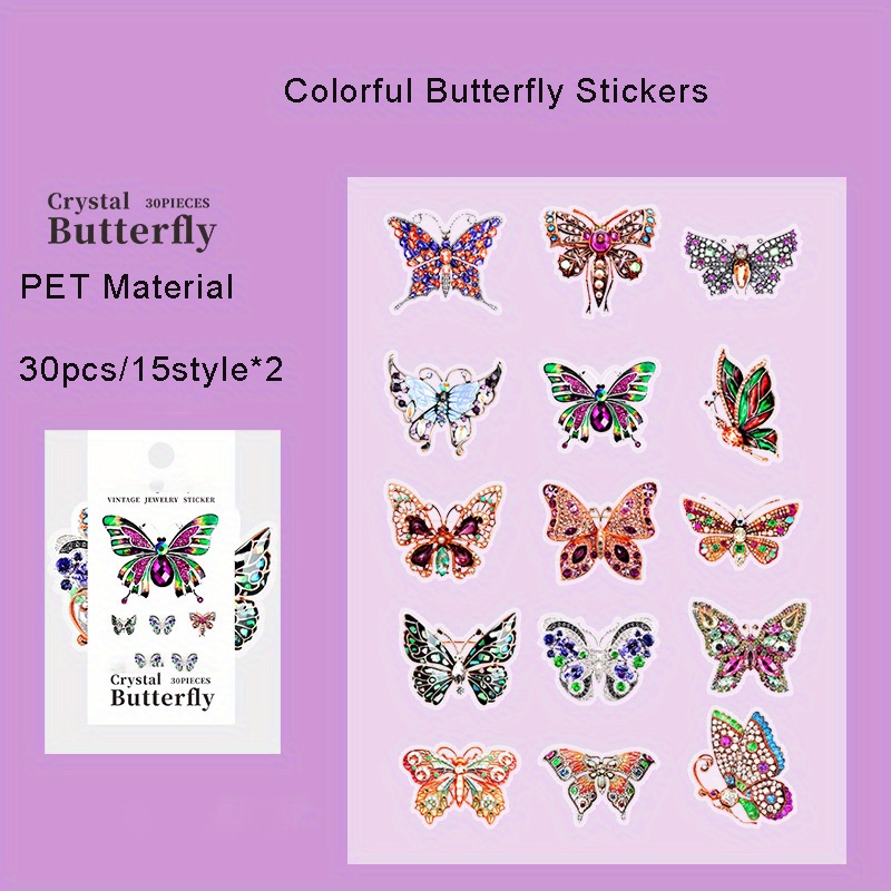 Purple Butterfly Beautiful - Vinyl Sticker Waterproof Decal