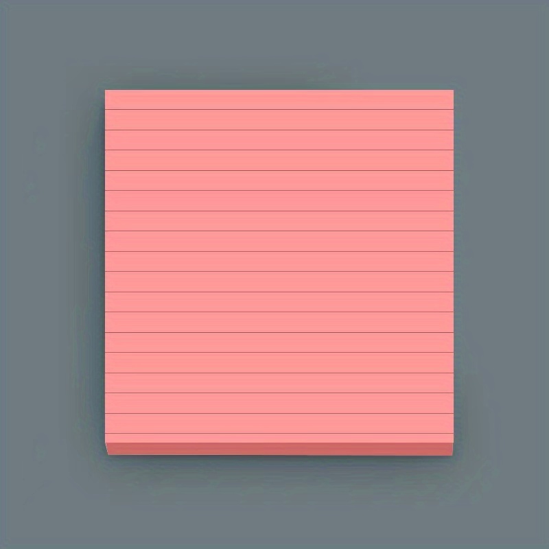 6 Colors Sticky Notes, 3x3 Inches, Bright Colors Self-Sticky Pads, Easy To  Post For Home, Office, Notepads