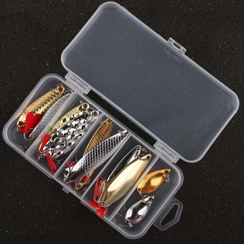 Fishing Lure Kit Willow Water Drop Sequins Storage Box - Temu