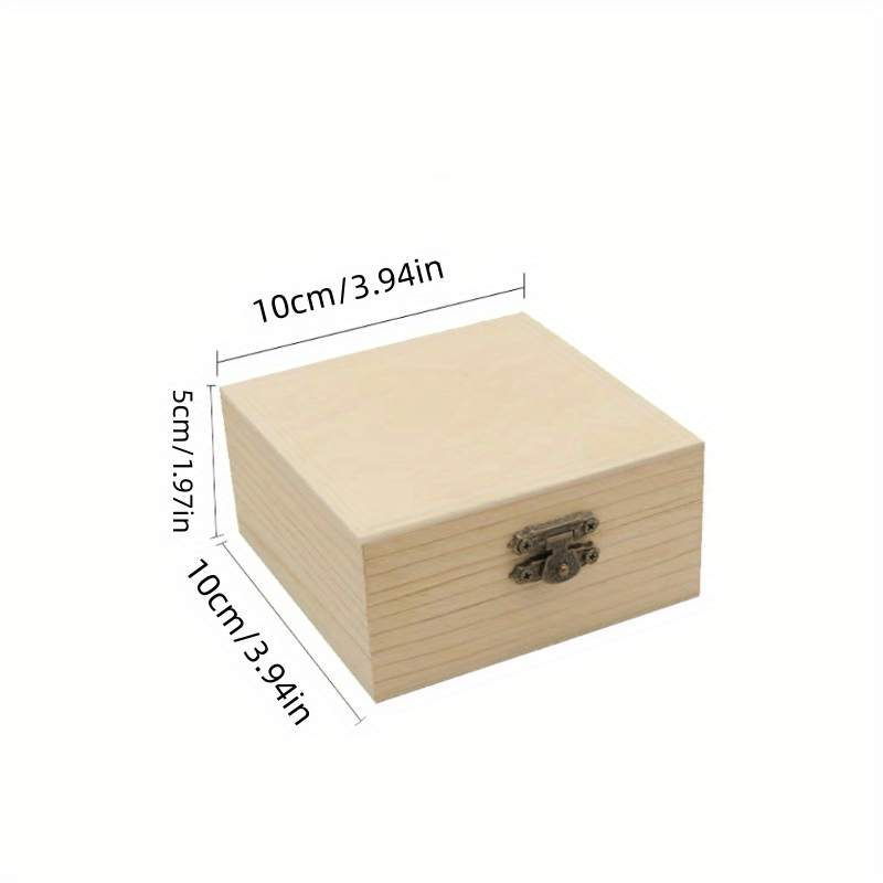 Wooden Boxes Lids Jewelry, Wooden Boxes Craft Supplies