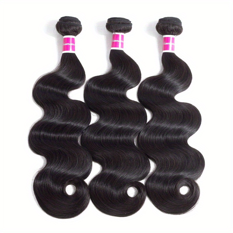 изображение предмета 3 пучка бразильских волос для плетения | 30 дюймов, волны, волосы реми, натуральные черные волосы, настоящие человеческие волосы от