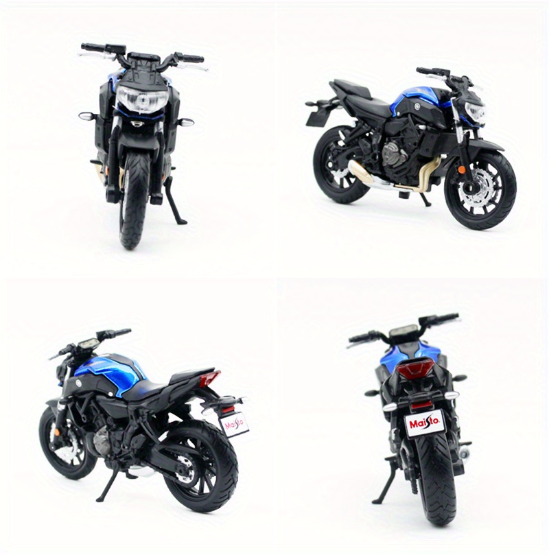 Maisto 1:18 2018 Yamaha MT07 Static Die Cast Vehicles Collectible Hobbies  Motorcycle Model Toys