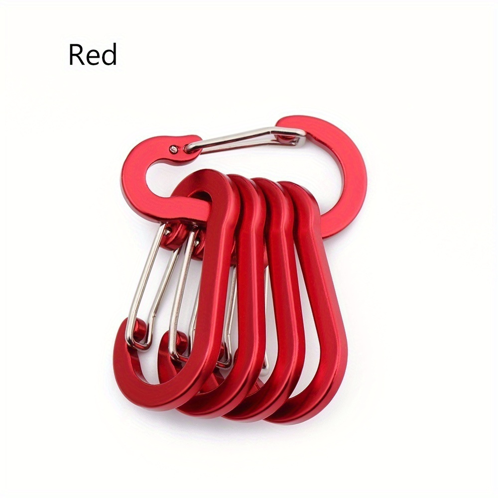 5pcs Spring Aluminum Alloy Keychain For Men Fishing Hook Keychain For Men Lock  Buckle Snap Clip, Shop On Temu And start Saving