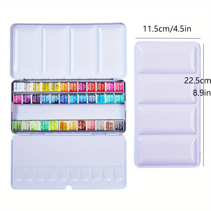 Custom Logo 12/24/48 Colors Solid Chinese Watercolor Paints Solid Water  Color Paint Set - China Watercolor, Water Color