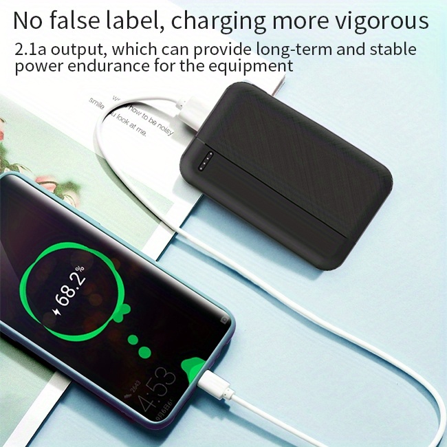 Universal Cellphone Charger: Mini Portable 27000 Mah Power Bank With 5000  &10000mAh Capacity And LED Light In Box From Superfast, $10.9
