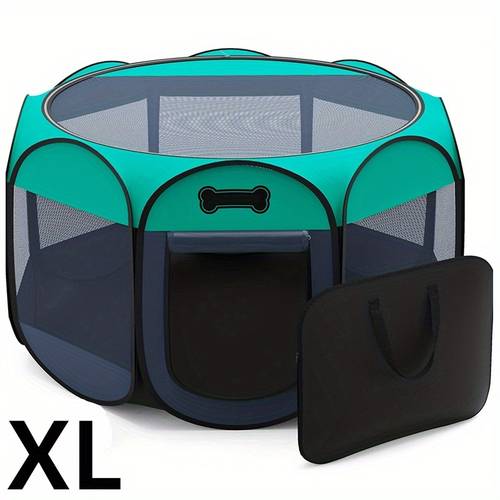 portable foldable pet fence removable summer pet tent outdoor dog bed collapsible dog house cat house dog fence cage indoor outdoor removable sunshade