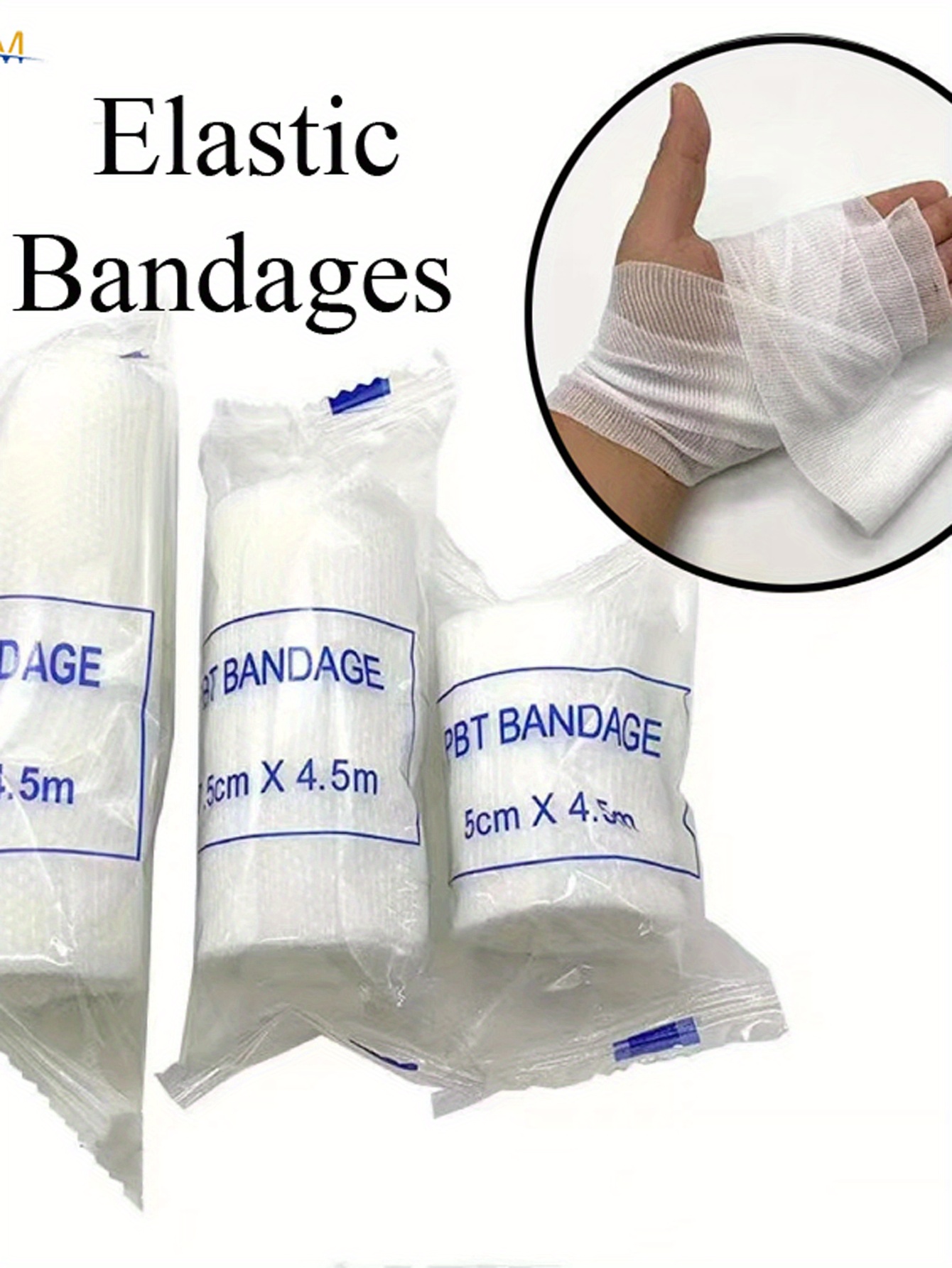 Cotton Gauze Bandage Rolls - Breathable Wound Dressing For First Aid