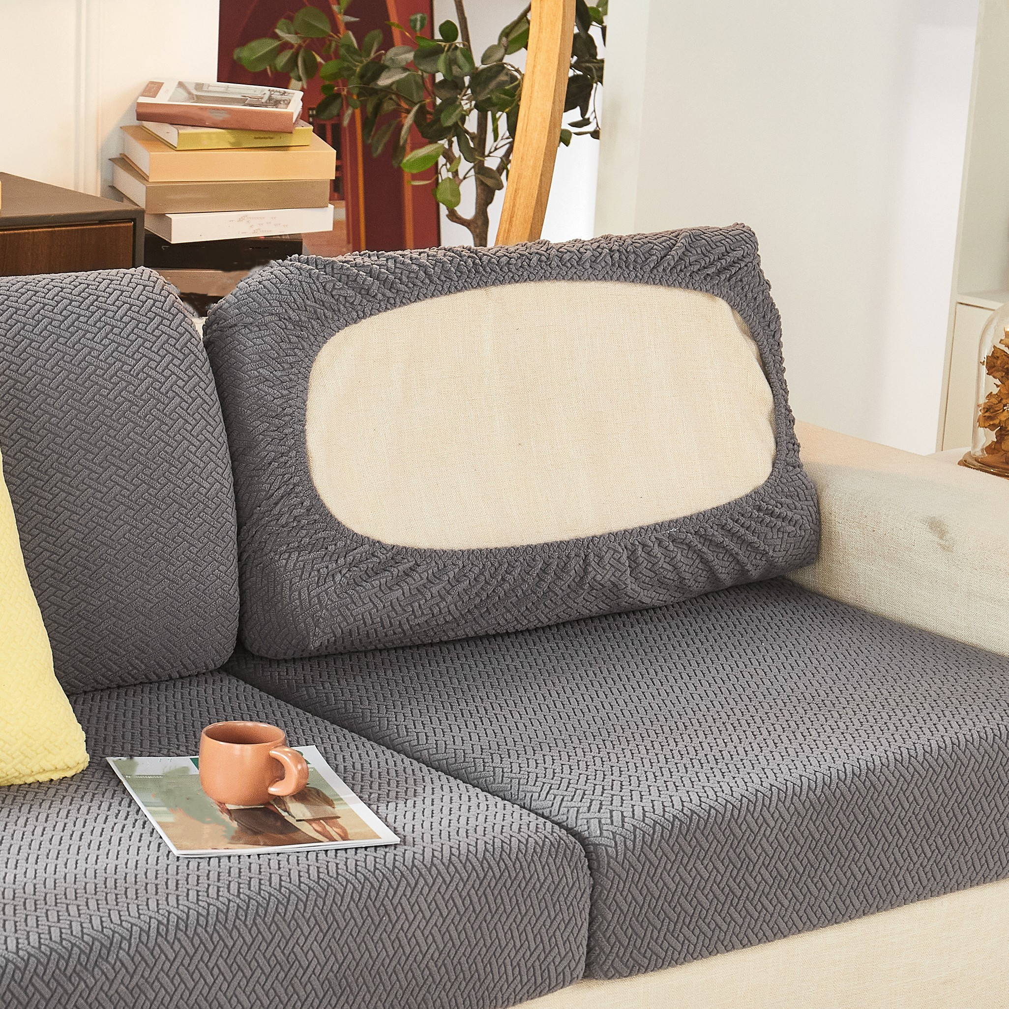 Stretchable Universal Sofa Cushion Cover Easy To Clean And - Temu