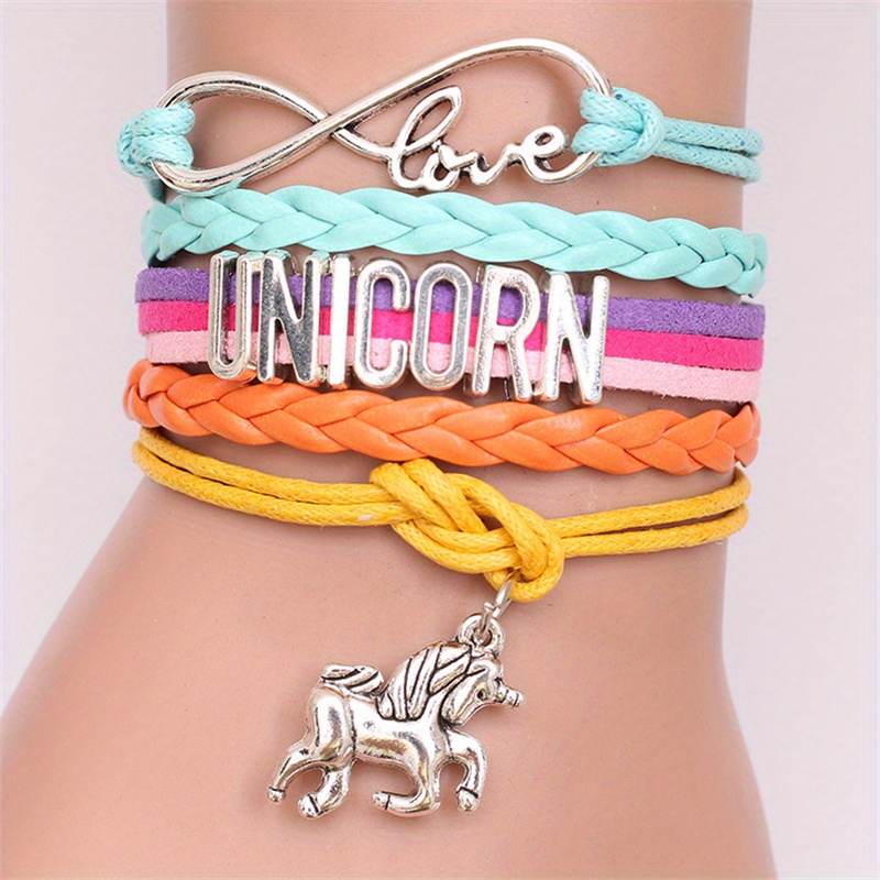 Bracelet Girl Unicorn, Unicorn Friendship Bracelets