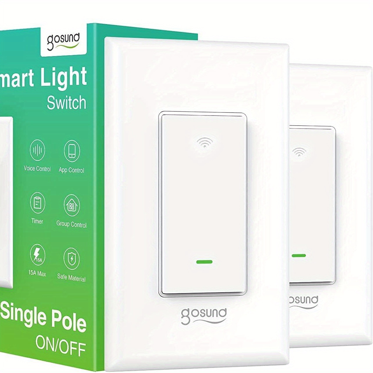 Interruptor Inteligente Gosund Smart Switch Luz Wifi Funciona con