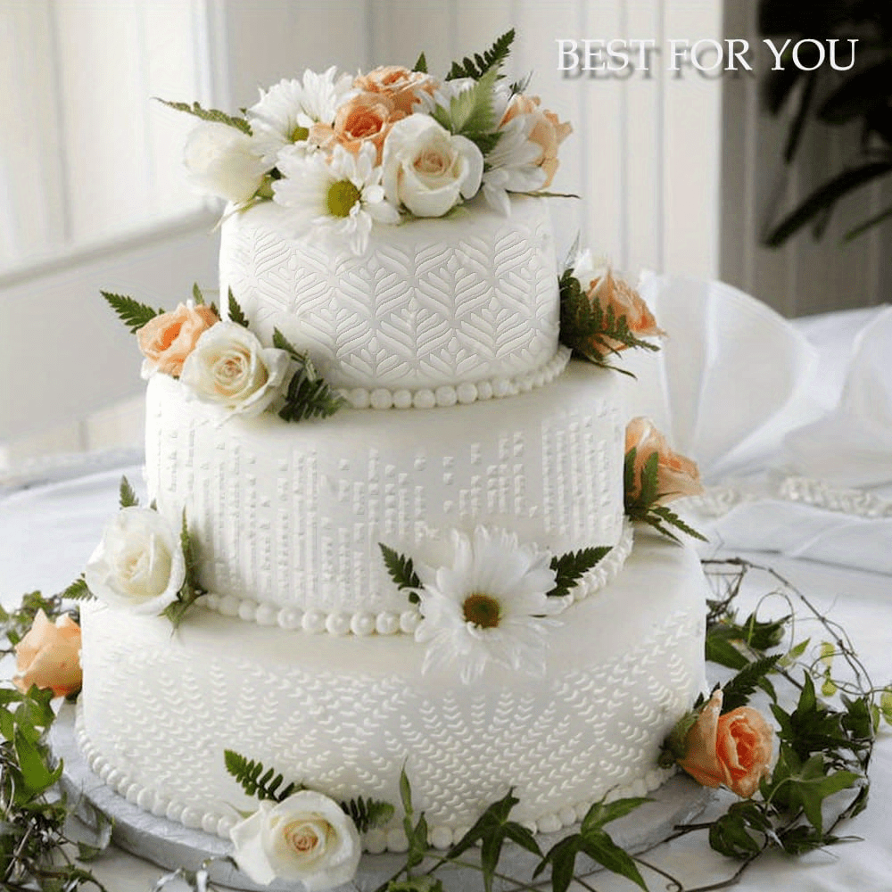 Cake Decorating Stencils Floral Wedding Cake Stencils - Temu United Arab  Emirates