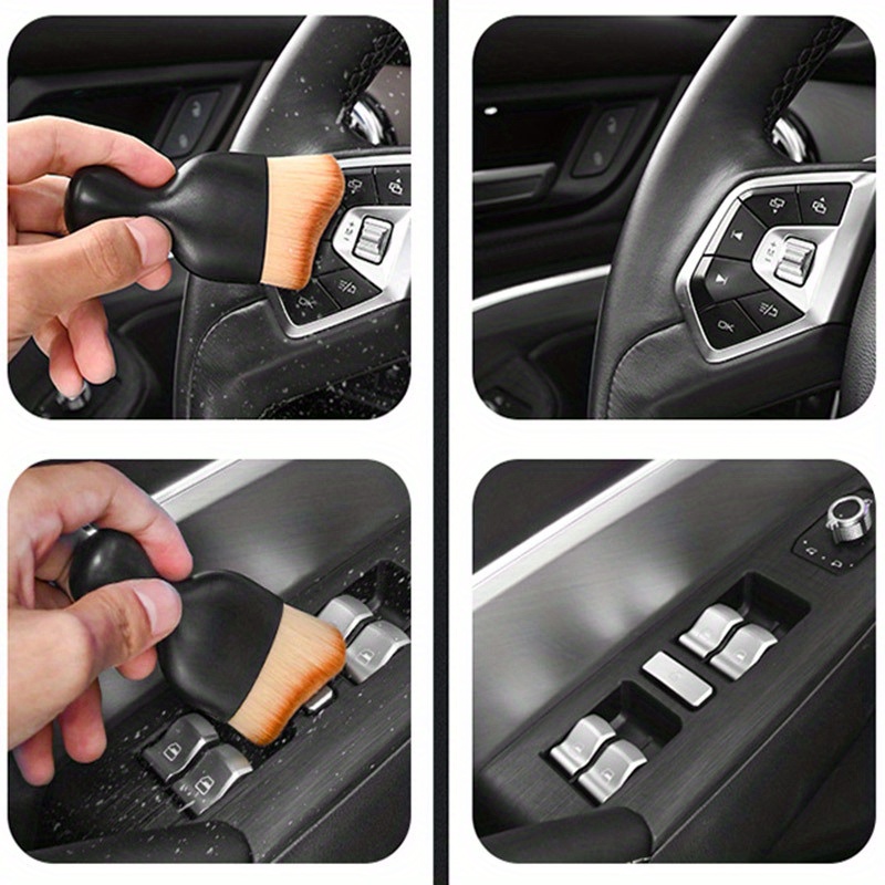 Car Interior Cleaning Brush - Synthetic Fiber - Remove Dust from Apollo Box