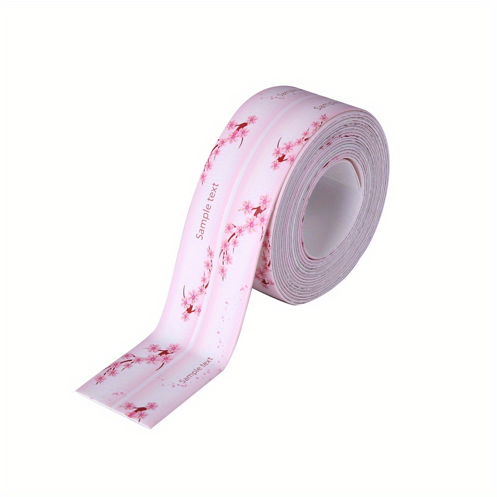Tira de sellado de baño autoadhesiva para cocina, cinta selladora de PVC,  impermeable, cinta protectora de pared para suelo de bañera (0.866 in x  10.5