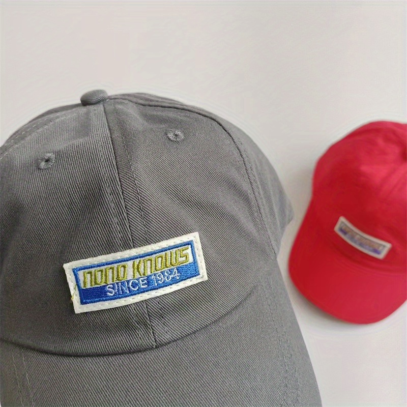 1pc Cool Baseball Cap Concave Letters Logo Darling Outdoor Sun Shade