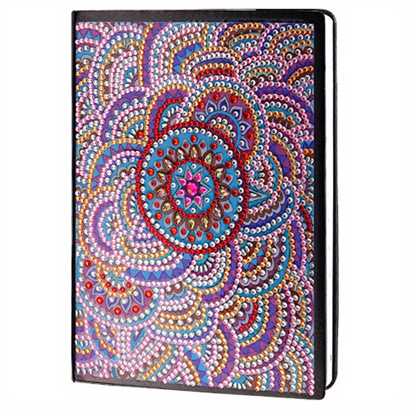 Diamond Painting Cover Notebook Diamond Painting Notebook Kits DIY Diamond  Art Crystal Cross Stitch Diary Book Painting Journal 100 Pages/50 Sheets A5