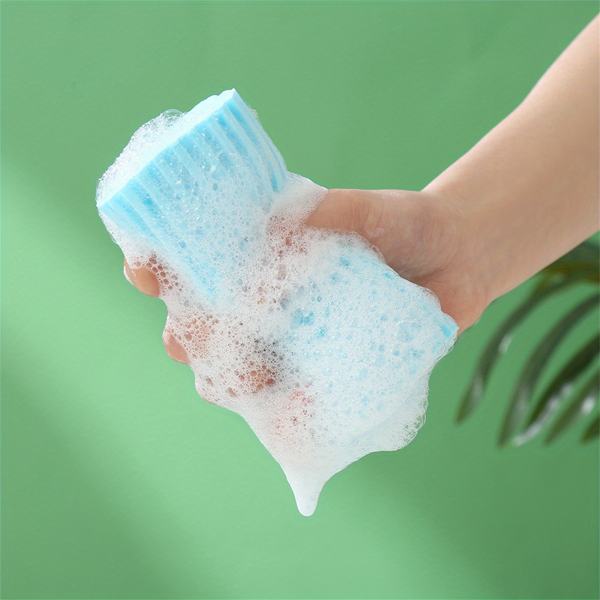 2 Pcs Damp Duster No Dust Flying&Spreading Cleaning Sponge Strong