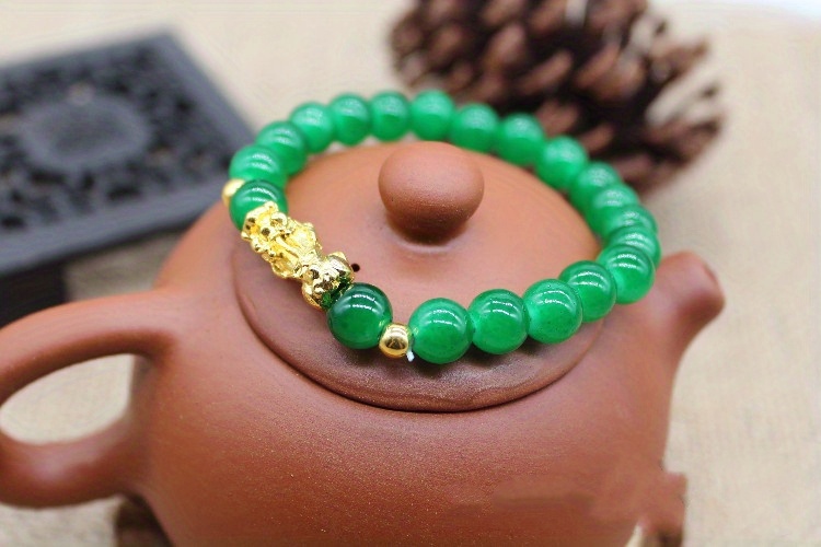 imitation agate bracelet pixiu bead bracelet bangle gifts details 8